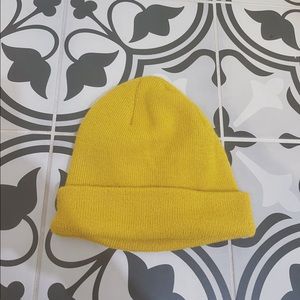 Yellow beanie